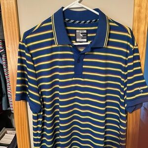 Men’s striped golf shirt by Taylorbryd
